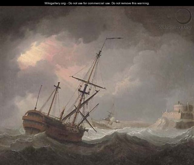 A Dismasted Warship Running Into Perilous Waters English Babe WikiGallery Org The Largest