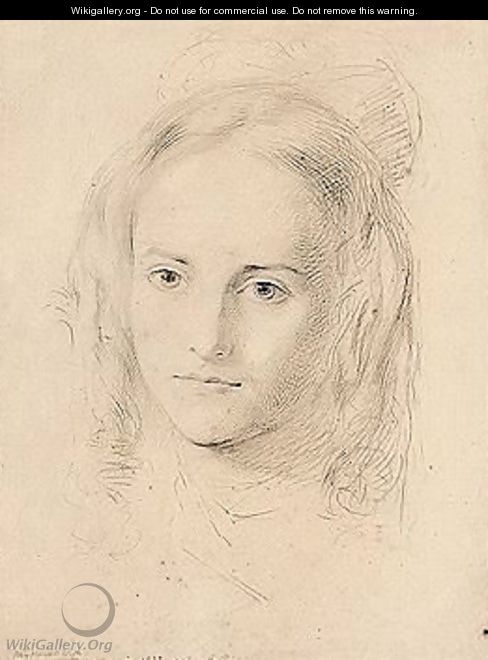 Portrait Of Julia Richmond, The Artist's Wife - George Richmond ...