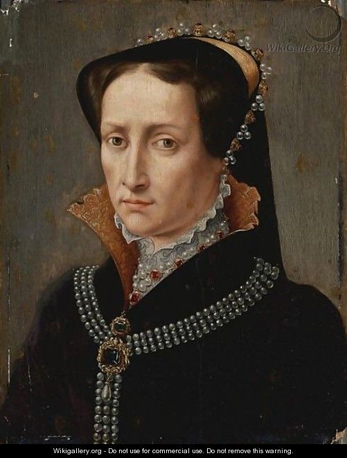 Portrait Of Mary I Of England After Mor Sir Anthonis Antonio Moro The