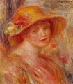 Woman In A Straw Hat3 - Pierre Auguste Renoir