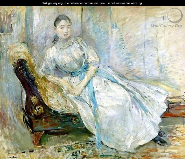 Madame Albine Sermicola In The Studio - Berthe Morisot - WikiGallery ...