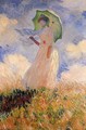 Woman With A Parasol Aka Study Of A Figure Outdoors (Facing Left) - Claude Oscar Monet