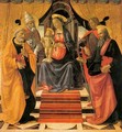 Madonna and Child Enthroned with Saints c. 1479 - Domenico Ghirlandaio