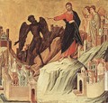 Temptation on the Mount (detail) 1308-11 - Duccio Di Buoninsegna