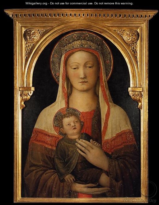Madonna and Child 1450 - Jacopo Bellini - WikiGallery.org, the largest ...