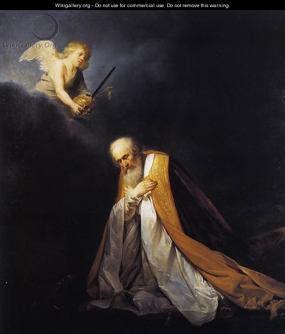King David in Prayer 1635-40 - Pieter de Grebber - WikiGallery.org, the ...
