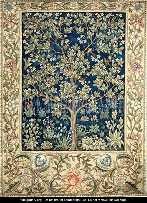 Garden of Delight - William Morris - WikiGallery.org, the largest ...