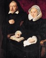 Portrait of Elisabeth Mertens and Her Late Husband c. 1630 - Cornelis De Vos