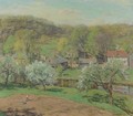 Village in Late Spring - Willard Leroy Metcalf