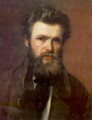 Portrait of Miklos Izso 1860s - Bertalan Szekely