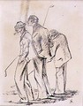 The Lethargic Golfers, illustration from Graphic magazine, pub. c.1870 - Henry Sandercock