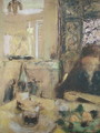 The Mother of the Artist Reading - Edouard (Jean-Edouard) Vuillard