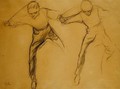 Two male figures - Max Liebermann
