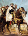 Ali Ben Ahmed, the Last Caliph of Constantine, with his Entourage outside Constantine, 1845 - Theodore Chasseriau