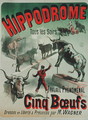 Poster advertising the performance of the 