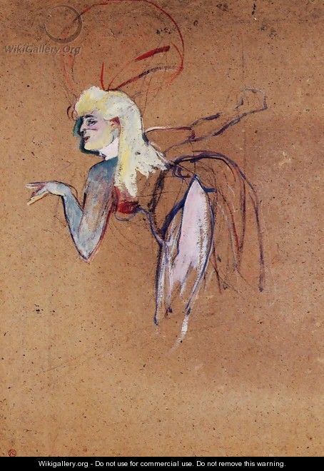 Extra in the Folies-Bergere Revue - Henri De Toulouse-Lautrec
