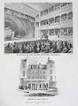 Interior of the Little Theatre Haymarket in London and the Front of the Above - George Jones