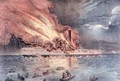 The conflagration of the steam boat Lexington in Long Island Sound - (after) Hewitt, William Keesey