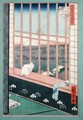 Asakusa Rice Fields during the festival of the Cock from the series 100 Views of Edo - Utagawa or Ando Hiroshige