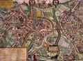 Map of Bamberg from Civitates Orbis Terrarum - (after) Hoefnagel, Joris
