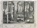 The Fellow Prentices at their Looms plate I of Industry and Idleness - William Hogarth