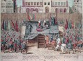 Execution of Philippe II de Montmorency 1518-68 Count of Hornes Brussels - Franz Hogenberg