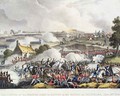 The Centre of the British army in Action in the battle of Waterloo - William Heath