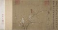 Five coloured Parakeet on a Blossoming Apricot Tree - Huizong Emperor