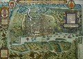 Map of the City and Portuguese Port of Goa India - Johannes Baptista van, the Younger Doetechum