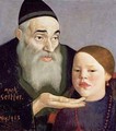 The Rabbi and his Grandchild - Mark Gertler