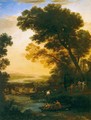 Ideal Landscape with the Flight into Egypt - Claude Lorrain (Gellee)
