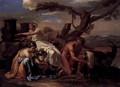 The Infant Jupiter Nurtured by the Goat Amalthea - Nicolas Poussin