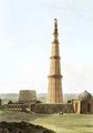 The Qutb Minar near Delhi - Thomas & William Daniell
