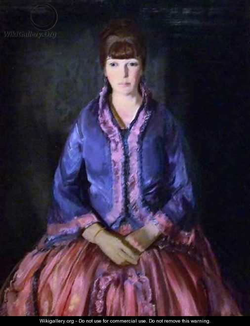 Emma in the Purple Dress - George Wesley Bellows