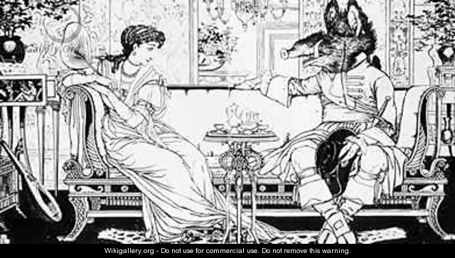 Beauty and the Beast - Walter Crane