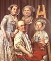 The Artist and His Family - Antoine Raspal