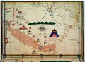 Ms Ital 550.0.3.15 fol.5v Map of the Red Sea, from the Carte Geografiche - Jacopo Russo