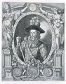 Portrait of Robert Devereux 1566-1601 2nd Earl of Essex, commemorating his Lord Lieutenancy of Ireland, 1599 - William Rogers