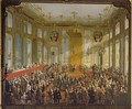 Empress Maria Theresa at the Investiture of the Order of St Stephen 1764 - Martin II Mytens or Meytens
