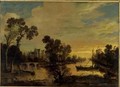 Landscape with Canal 1643 - Aert van der Neer