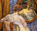 Woman in a Mirror - Theo Van Rysselberghe