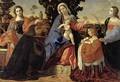 Sacred Conversation with Saints Barbara and Justina - Jacopo d