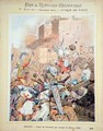 The Assault on Jerusalem led by Jacques de Molay (c.1243-1314) in 1299, front cover of Art and Histoire Militaires textbook, c.1900 - (after) Pattanoire, M.