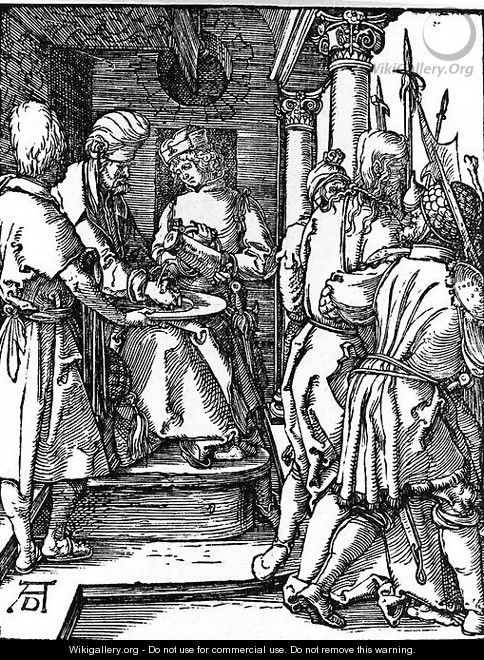 Pilate Washing his Hands - Albrecht Durer