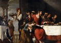 Banquet at the House of Simon (detail 2) - Bernardo Strozzi
