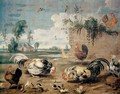 Struggle roosters - Frans Snyders
