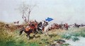 Atak kawalerii - Josef von Brandt