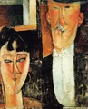 Bride and Groom (aka The Newlyweds) - Amedeo Modigliani