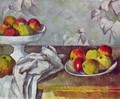 Still life with apples and fruit bowl - Paul Cezanne