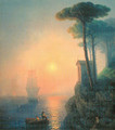 Misty morning in Italy - Ivan Konstantinovich Aivazovsky